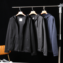 Exclusive models for sale only 49 old customers must export European and American order mens casual hooded cardigan sweater 6245