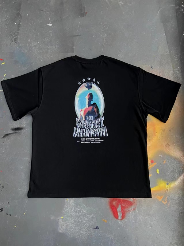 Kinggnu Wangniu Merchandise, Same Style as Egg Patrol, American-Style Loose Fit, Heavy Cotton Short-Sleeve T-Shirt