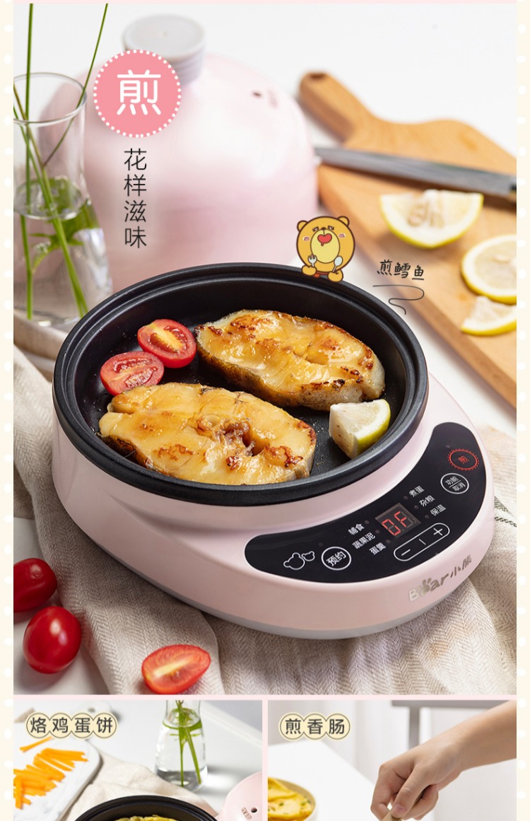 Trứng hấp trứng omelette gốm tự động tắt nguồn thực phẩm bổ sung lòng đỏ trứng ăn sáng máy luộc trứng - Nồi trứng nồi lẩu mini tốt	