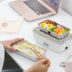 hộp cơm điện bear dfh-b20w6	 Hộp cơm điện gấu có thể được cắm điện cách nhiệt hai lớp với món cơm nhân tạo nấu cơm điện cho nhân viên văn phòng nhỏ - Hộp cơm điện sưởi ấm hộp cơm cắm điện lock and lock Hộp cơm điện sưởi ấm