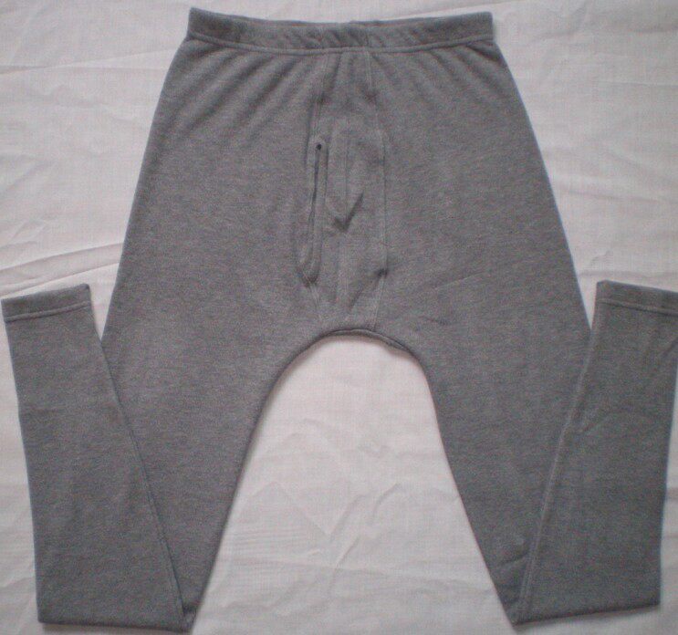 Three-gun men's wool warm pants warm velvet skin-friendly elastic comfortable underwear new thickening style plus velvet close-fitting pants