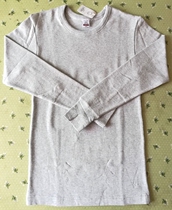 2003 three-gun male high elastic combed soft velvet Lycra warm padded underwear bottoming underwear shirt one-piece shirt