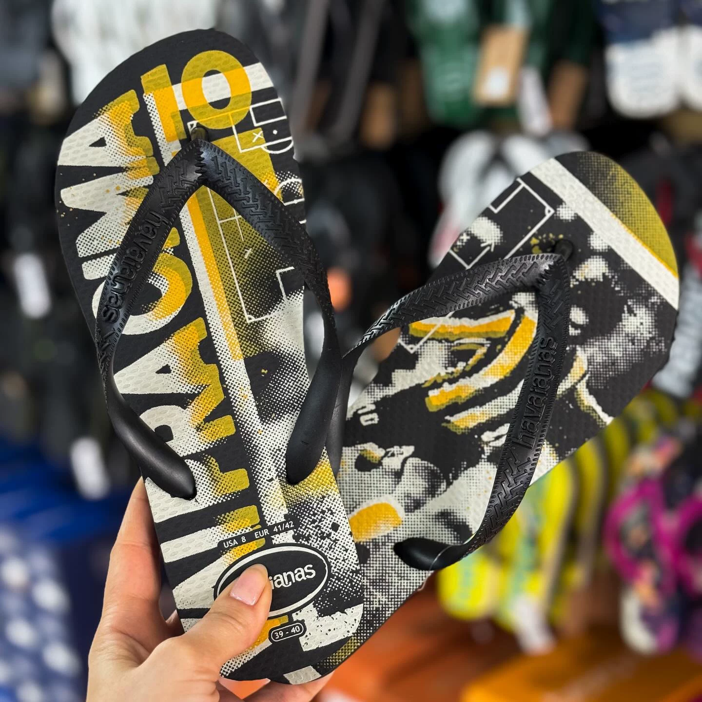 Athletic серия Havaianas нескользящие шлепанцы на плоской подошве для отпуска