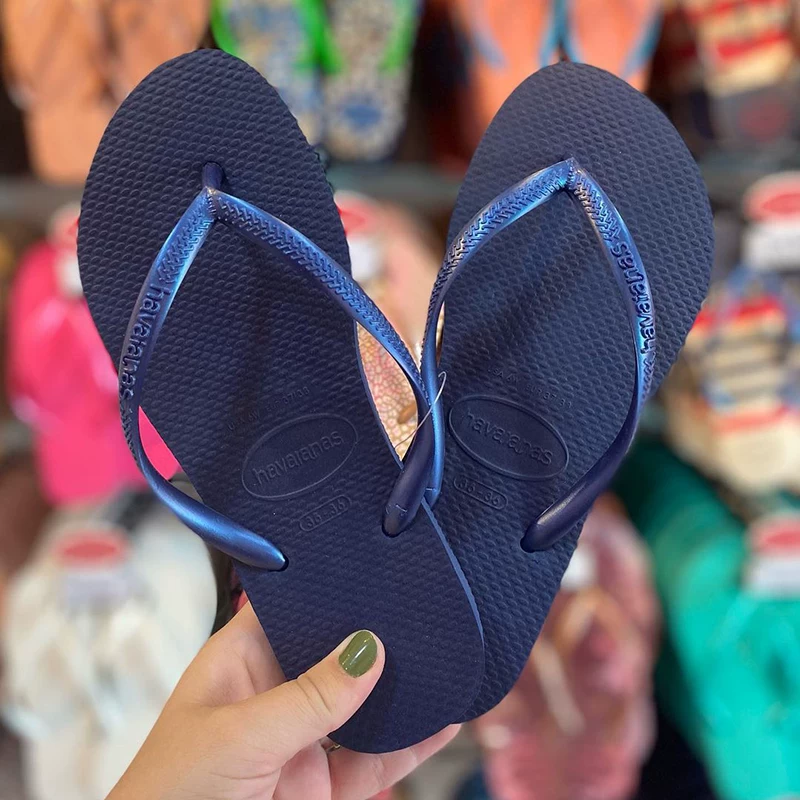 [Классические Havaianas не скользкие тапочки, шлепанцы, тонкая лента]