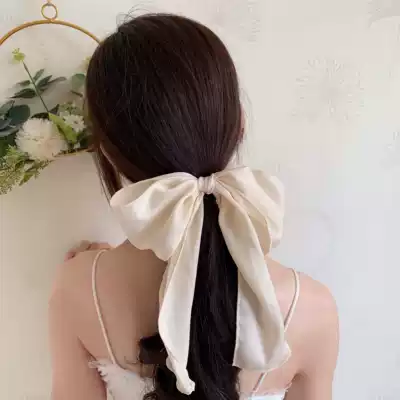 French scarf headwear hair band female tie hair ribbon slender retro fairy Mori Super fairy Hairband woven hair Korean style