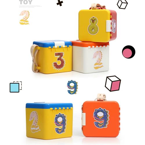 Портативная универсальная игрушка для путешествий для выхода на улицу, настольный конструктор, коробка для хранения