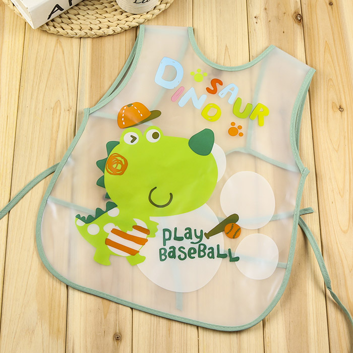 Baby Hood Clothes Summer Thin air-permeable Children's eating surrounding pocket Dining Around Pocket Without Sleeveless Vest-Type Waterproof Eating Containment