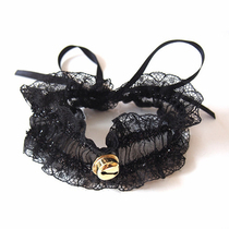  Classic bell lace Sexy underwear accessories Sexy adjustable neck ring Collar Adjustable skirt