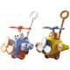 Children's Push Airplane, Push-And-Go Toy, Baby Walker, Walking Aid for Toddlers Aged 1 to 2 Years, Toy for Babies to Push and Walk with