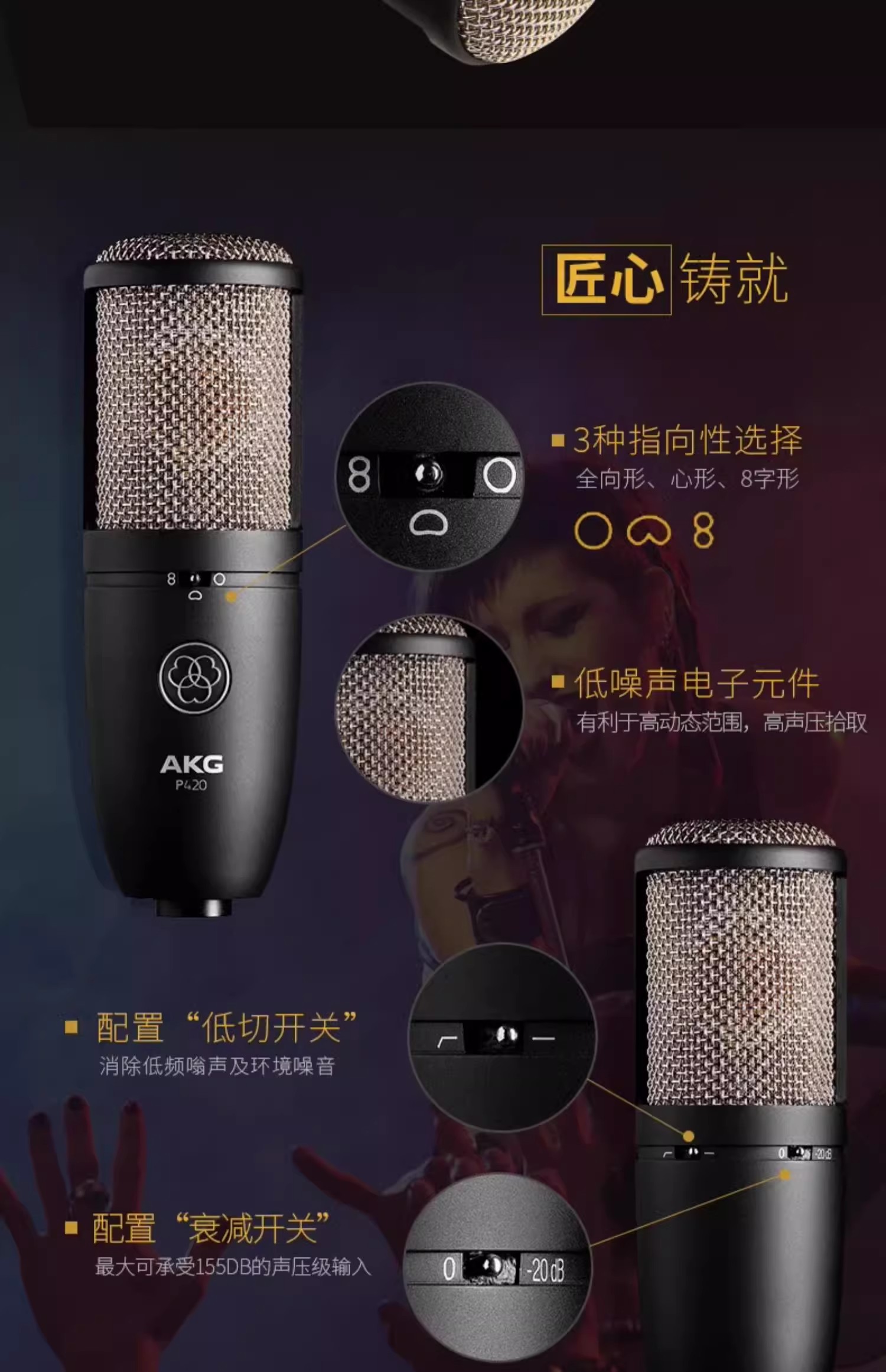 AKG/爱科技P420插图5