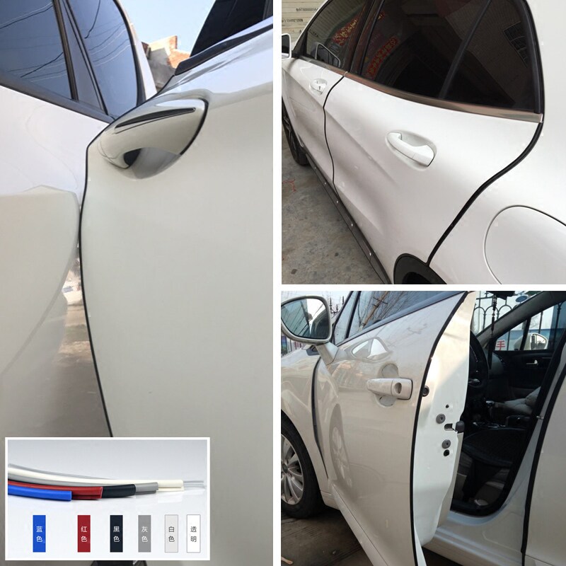 Car collision anti - collision stealth anti - collision rubber door anti - scraping body protection strip protected door seal