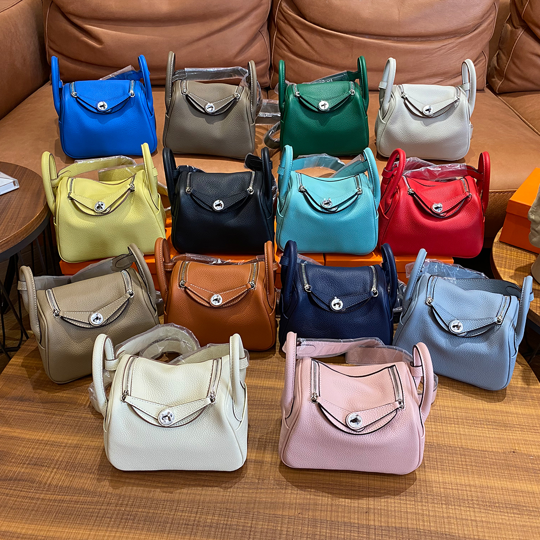 TOGO cowhide Lindy bag doctor bag medicine bag Lindy bag premium texture mini leather portable messenger bag tide