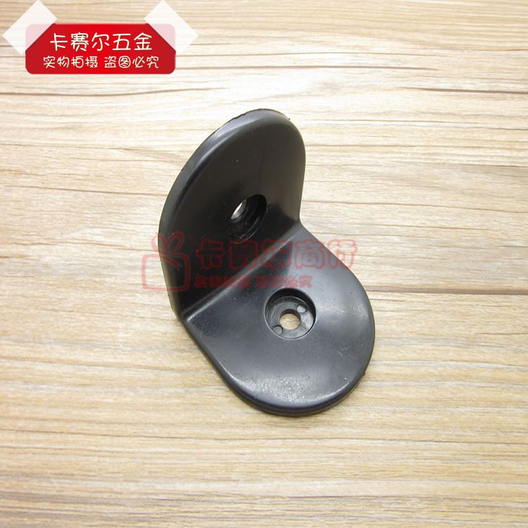 Sanitary partition accessories public toilet door corner code partition board fixing piece plastic 90 degree right angle plastic corner code