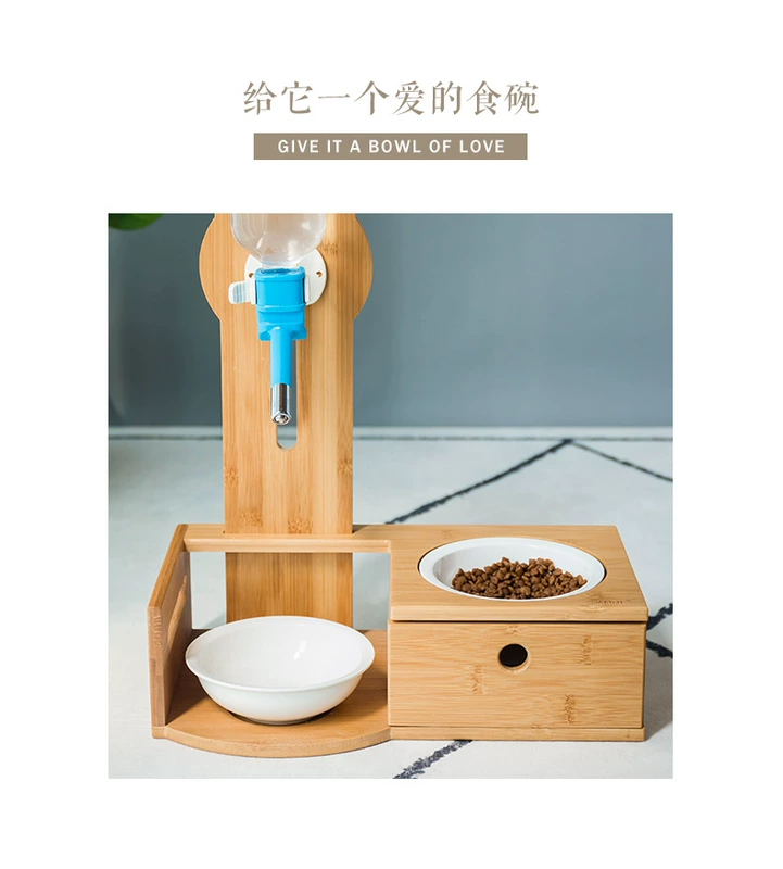 Pet nước quả con chó quả nước treo mèo uống nước uống tạo tác nước tự động con chó trung chuyển không ướt miệng - Cat / Dog hàng ngày Neccessities