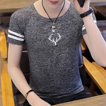 Summer new quick-drying short-sleeved shorts set of clothes male youth students sports leisure ice silk suit men tide