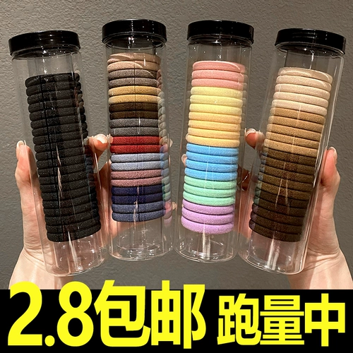 Безвредный эластичный хвостик, прочная универсальная резинка для волос, аксессуар для волос, простой и элегантный дизайн, не повреждает волосы