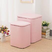 Home creative small stool solid wood storage stool socks storage simple bedside stool childrens storage stool set