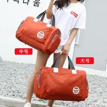 Bag shoulder luggage bag women can put clothes on business trip handbag Student Oxford spinning out storage bag small outside