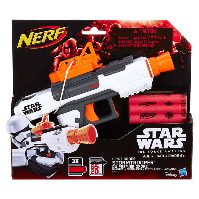 InterStar Wars E7 White Bing Weapons Nerf White Bing Soft Bomb Gun