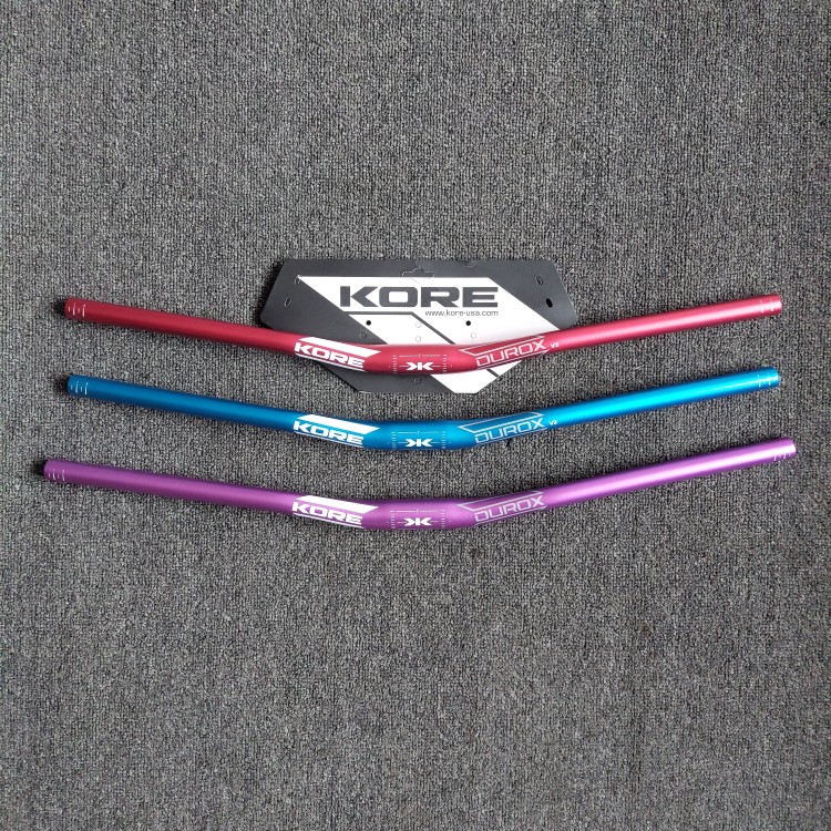 Taiwan Kore mountain bike handlebar DUROX AM off-road bike 6061 aluminum ultra-light colorful handlebar horizontal 72cm