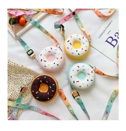 Милая сумка через плечо, небольшая сумка для принцессы, пончик, в западном стиле, популярно в интернете