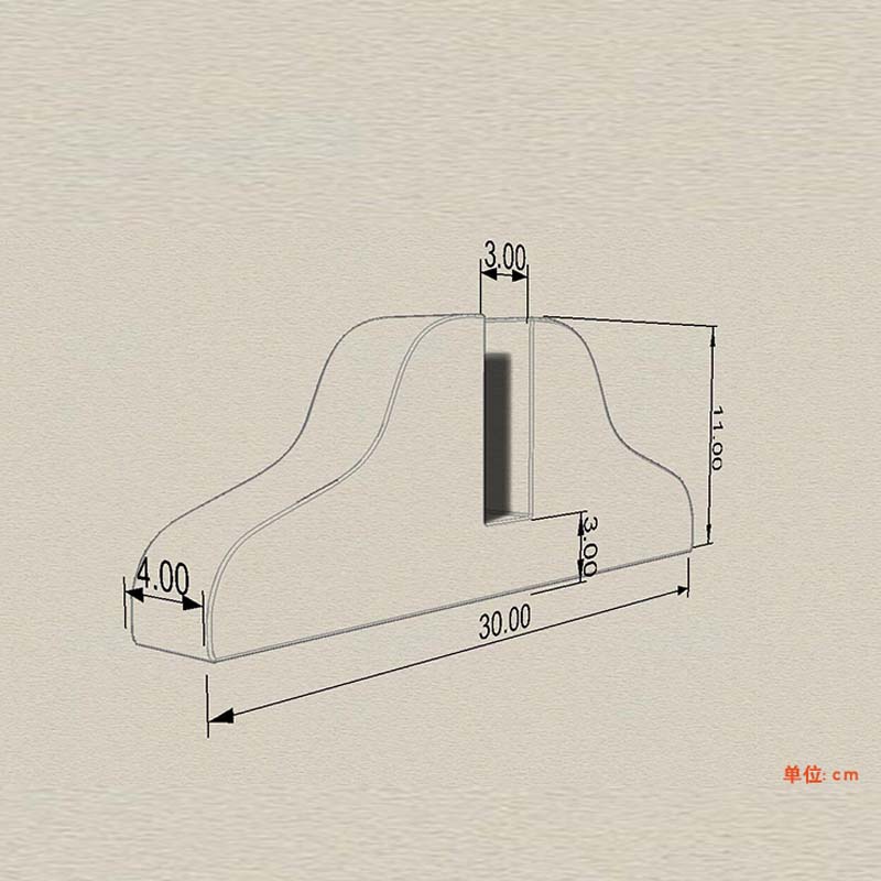 Ancient Incense Xuan Screen Solid Wood Folding Screen Special Base Folding Folding Screen Fixed Landing Base Bracket Foot Supplement