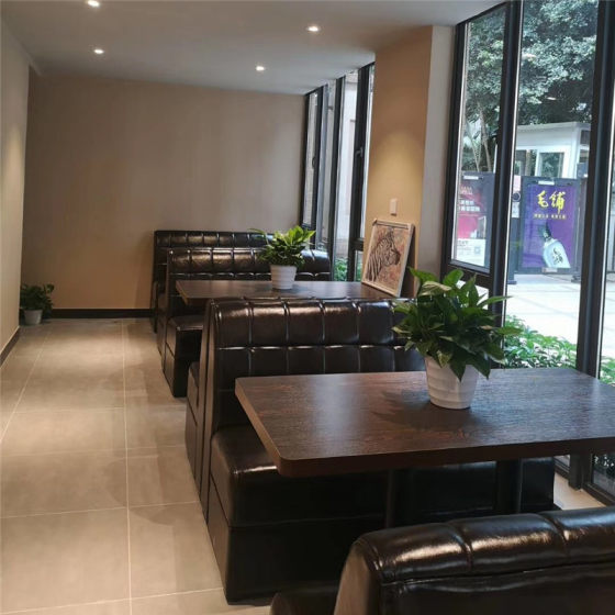 Cost-effective coffee shop milk tea shop booth sofa