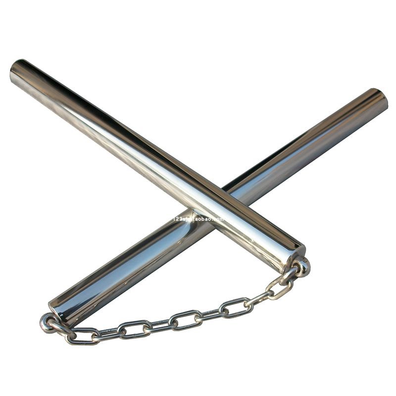Diameter 25 330 grams stainless steel nunchaku Nunchaku Nunchaku fitness stick Self-defense stick