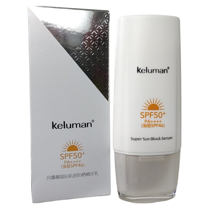 New Life Cosmetics Keluman Crystal Diamond Skin Secret Sunscreen Essence Milk Spf50+60G Genuine Product with Scratch Code for Delivery New Life Cosmetics Keluman Crystal Diamond Skin Secret Sunscreen Essence Milk Spf50+60G Genuine Product with Scratch Code for Delivery