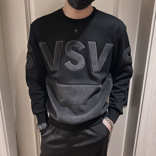 Толстовка, мужской осенний свитшот, универсальная трендовая куртка для отдыха, высокий воротник