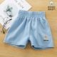 Cô gái quần short denim mùa hè mỏng trẻ em mặc ngoài phong cách hoang dã nước ngoài lớn trinh nữ bé năm điểm quần mùa hè cô gái - Quần jean