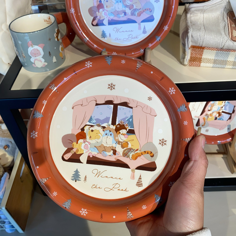 Shanghai Disney Domestic Distributor Winnie the Pooh and Friends Home Series Ceramic Plates