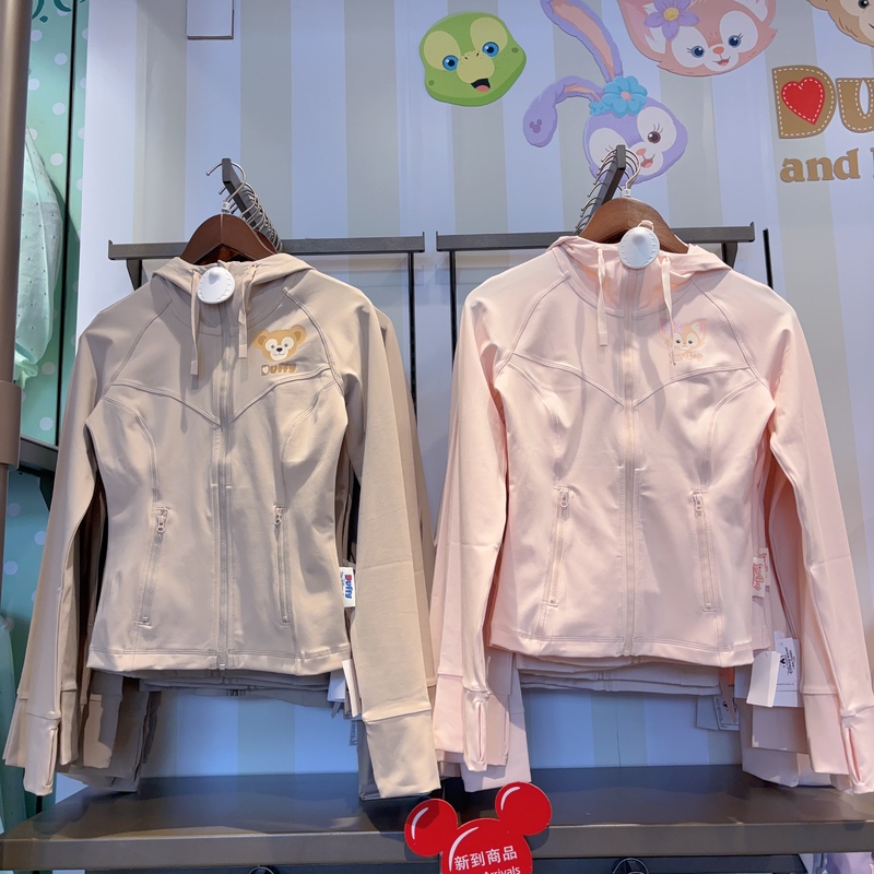 Shanghai Disney Domestic Agent Duffy Lingna Belle Slim Fit Sports Jacket Women's Hooded Jacket Shanghai Disney Domestic Agent Duffy Lingna Belle Slim Fit Sports Jacket Women's Hooded Jacket
