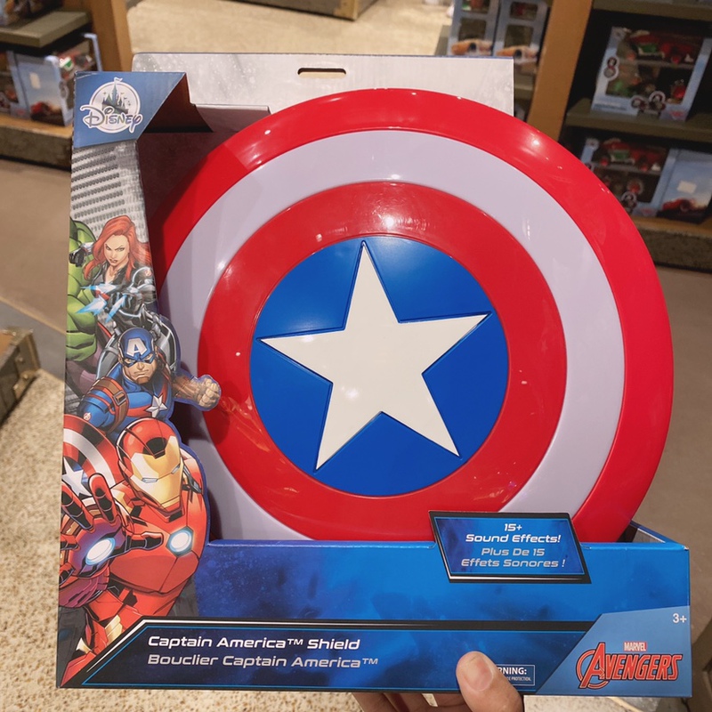 Shanghai Disney Marvel Series Captain America Sound and Light Shield Boys' Gift Toy Thor's Hammer Souvenir