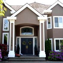 Waterproof sunscreen Exterior wall latex paint Acrylic durable toning paint Light gray Dark gray Medium gray Black Silver gray