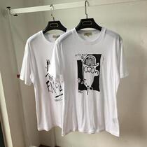 The porridge is paved with ~ summer fun to blame printed pure cotton breathable round collar short sleeve thin section loose mens T-shirt