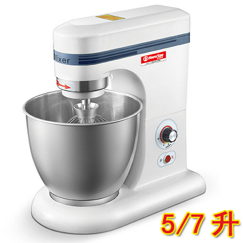 Hejiaxin 5 liters 7 liters three-function commercial household mixer fresh milk machine electric egg beater and noodle machine cream machine