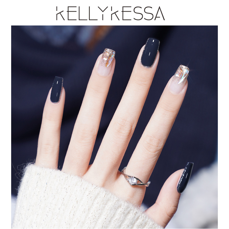 KellyKessa Kellykesha Beauty A store 2022 Net Red New Year's New Year's New Year's nail polish Tobacco Grey Ensemble