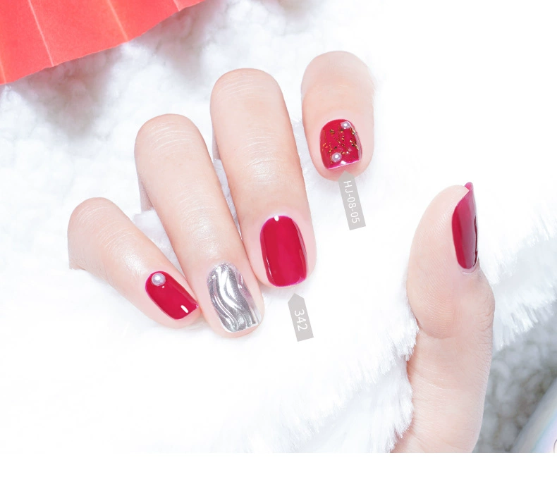 Kelly kessa nail mới sơn móng tay màu hồng đỏ đỏ đỏ Trung Quốc đỏ rượu vang đỏ nam màu - Sơn móng tay / Móng tay và móng chân