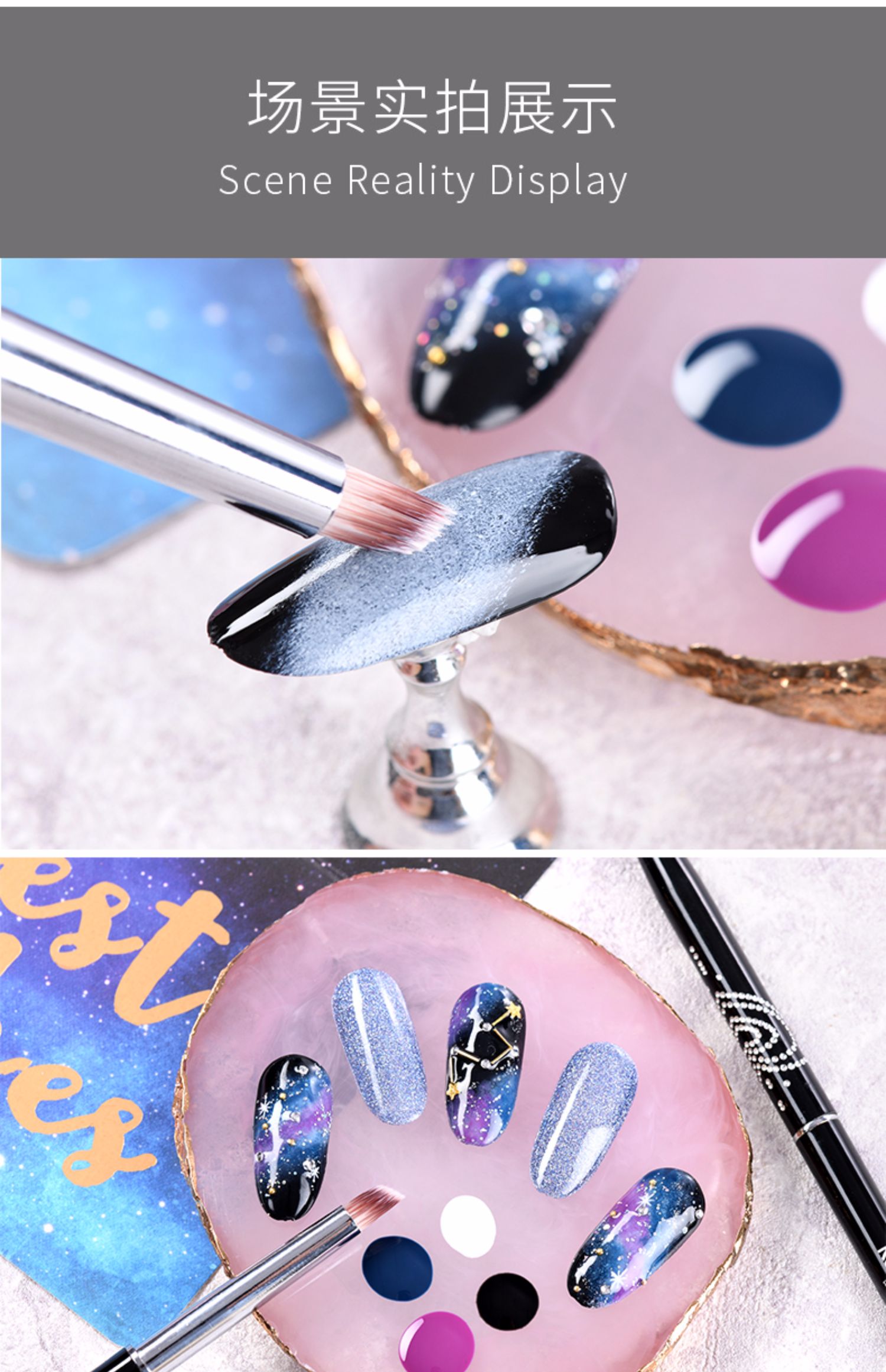 KellyKessa / Kelly Kaiser công cụ làm móng tay móng tay cửa hàng làm móng tay smudge bút gradient bút kéo bút - Công cụ Nail bộ dụng cụ làm nail chuyên nghiệp