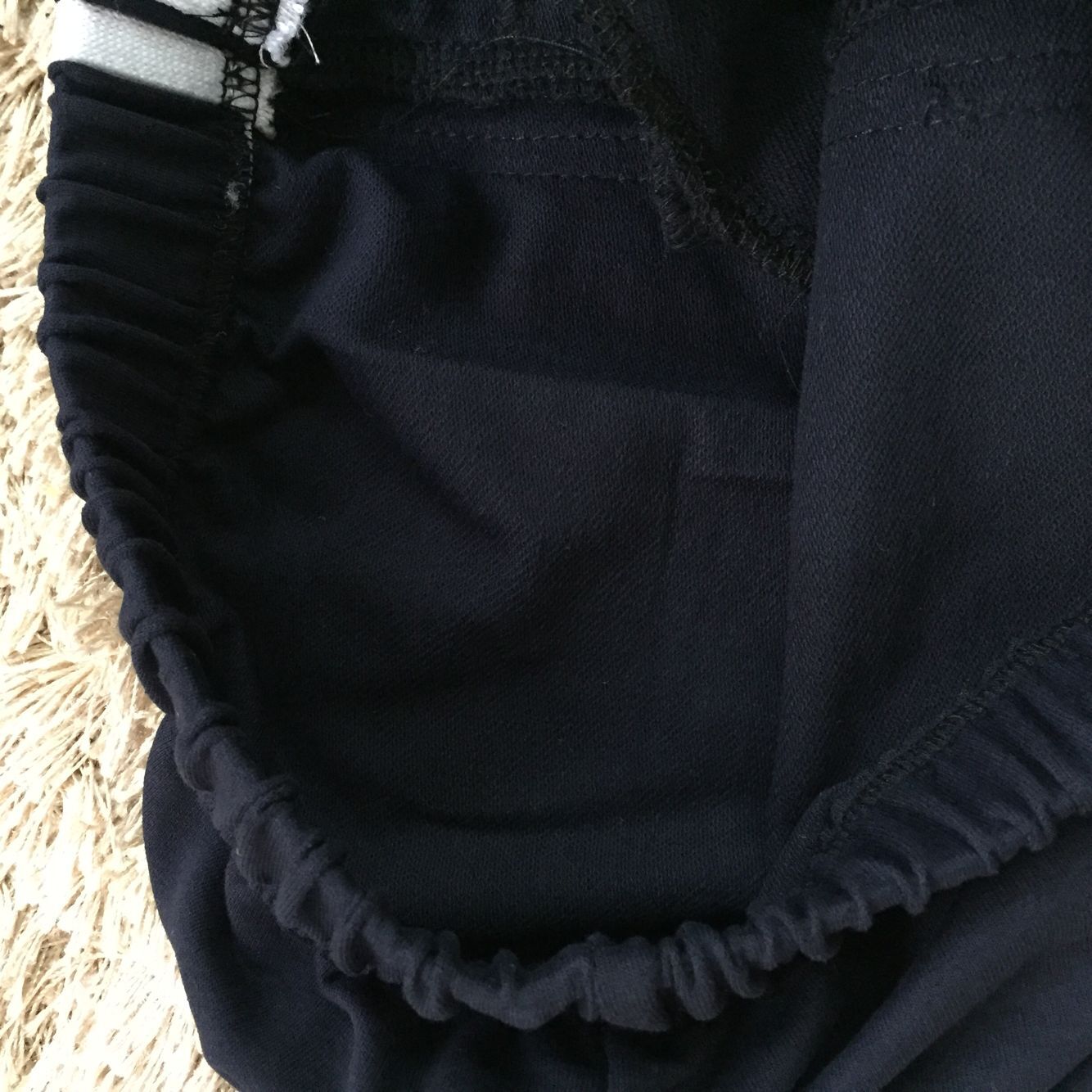Mùa xuân và mùa thu Đồng phục trường tiểu học và trung học Quần đồng phục Quần cotton thoải mái Hai thanh trắng Chân quần mồ hôi Quần nhóm tùy chỉnh áo đồng phục bóng chày
