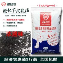 Tongwei fish feed thick fishy sink particles open mouth music 0 5mm fishing nest raw sugar particles