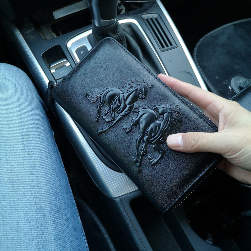 Trendy Genuine Leather Wallet, Soft Leather Clutch, 2021 New Model Card Holder, First Layer Cowhide Wallet, Unisex Fashion