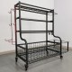Multifunctional Mobile Fitness Equipment Storage Rack Dumbbell Rack Kettlebell Cart Sports Equipment Storage Rack Basketball Yoga