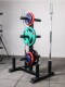 Barbell Plate Rack Storage Rack for Home and Commercial Use, Olympic Barbell Bar Storage, Movable Fitness Plate Storage Rack