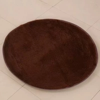 Коричневый напольный коврик