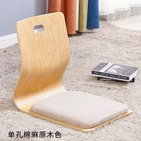 Одиночный хлопок и льняной деревянный цвет