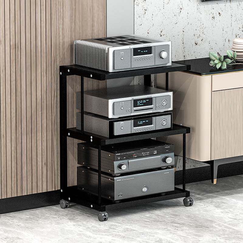 Amplifier rack audio speaker cabinet CD bile machine hifi equipment multi-layer movable storage bracket tripod cabinet