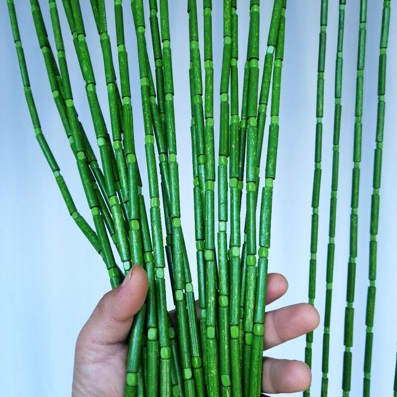 Full Bamboo Jointed Screen Curtain for Entryway, Partition Door Curtain, Summer Anti-Mosquito and Fly Screen, Cabinet Curtain, Shoe Cabinet Curtain