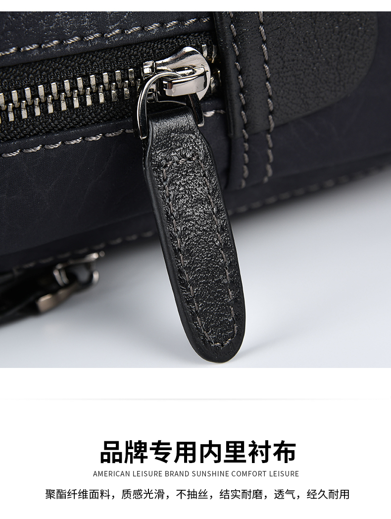 Hoa Kỳ Hush Pudder Bust Túi đeo vai nam Túi xách nam Canvas Túi nam Túi Messenger Túi chéo chéo Ba lô nhỏ Oxford Quay - Túi của con người túi michael kors
